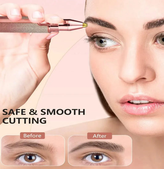 2 in 1 Facial Hair Remover | Eyebrow Trimmer | Rechargeable