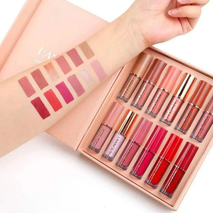 Handaiyan 12-Piece Lip Gloss & Matte Lipstick Set
